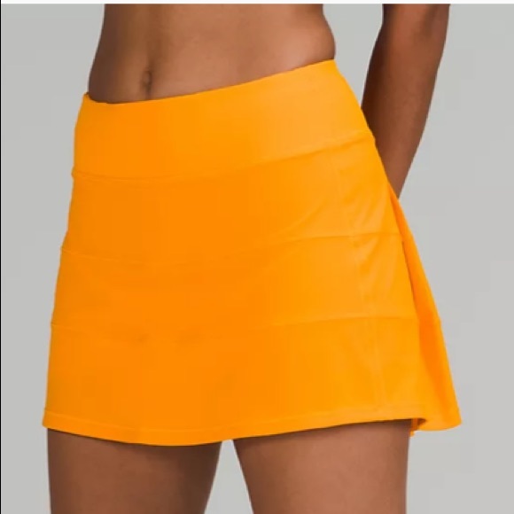 lululemon athletica Pants - Lululemon Pace Rival Skirt Tall * Clementine